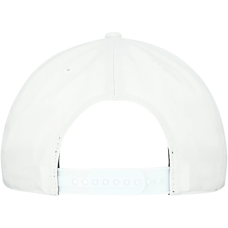 Casquette ajustable St. John's Red Storm pour homme, modèle 47, blanche, avec logo en corde