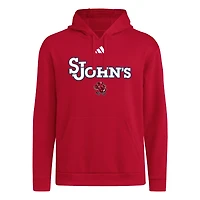 Sweat à capuche adidas rouge St. John's Red Storm pour homme
