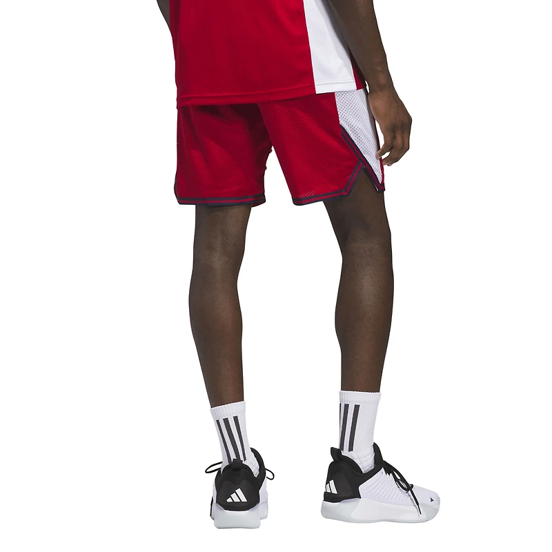 Men's adidas Red St. John's Storm Replica Swingman Shorts