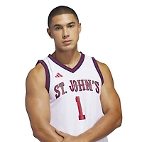 Men's adidas  White St. John's Red Storm Home Replica Basketball Jersey