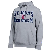 Men's Champion  Heather Gray St. John's Red Storm Team Hoodie