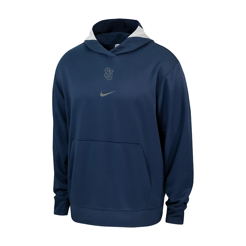 Sweat à capuche Nike Navy St. John's Red Storm Basketball Spotlight Performance pour homme