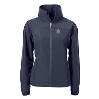 Veste zippée intégrale recyclée pour femme Cutter & Buck bleu marine St. John's Red Storm Charter