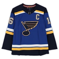 Maillot bleu adidas autographié de Brett Hull des Blues de St. Louis