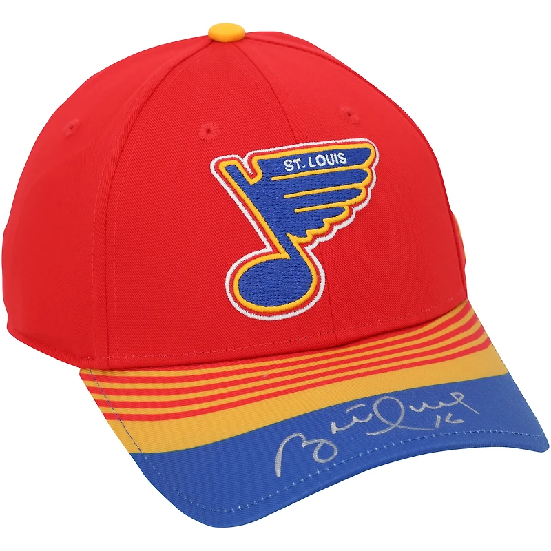 Casquette rétro autographiée par Brett Hull des Blues de Saint-Louis