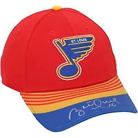Casquette rétro autographiée par Brett Hull des Blues de Saint-Louis