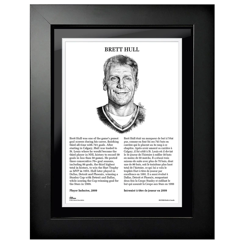 Brett Hull St. Louis Blues - Legends Line 12'' x 16'' Framed Photo
