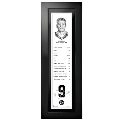 Brett Hull St. Louis Blues - Legends Line 6'' x 22'' Photo encadrée