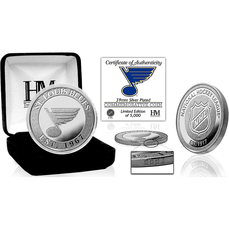 Highland Mint St. Louis Blues Silver Mint - Coin
