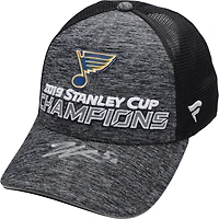Jordan Binnington St. Louis Blues Autographed 2019 Stanley Cup Champions Locker Room Hat