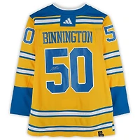 Jordan Binnington St. Louis Blues Autographed 2022-23 Reverse Retro adidas Authentic Jersey