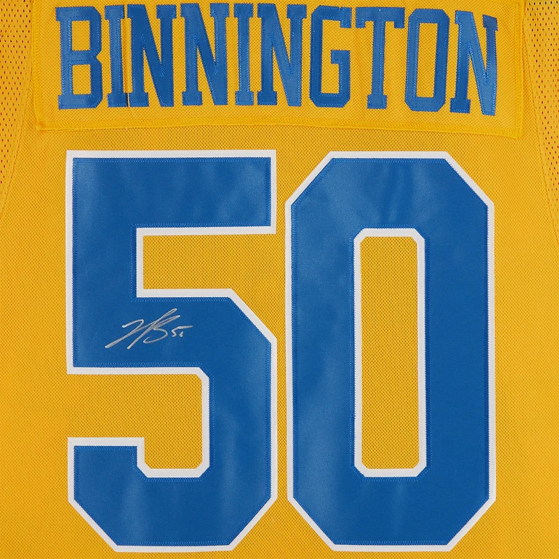 Jordan Binnington St. Louis Blues Autographed 2022-23 Reverse Retro adidas Authentic Jersey