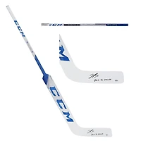 Jordan Binnington St. Louis Blues Autographed CCM Game Model Hockey Stick with "2019 SC Champs" Inscription