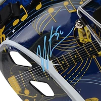 Masque de gardien de but réplique autographié de Jordan Binnington, Blues de St. Louis