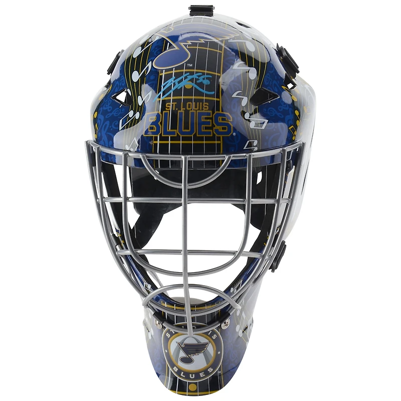 Jordan Binnington St. Louis Blues Autographed Replica Goalie Mask