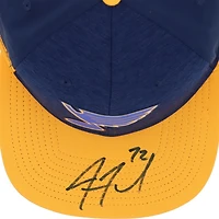 Casquette Snapback bleue autographiée Justin Faulk St. Louis Blues - Édition limitée à 20 exemplaires