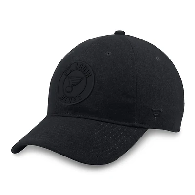 Men's Fanatics  Black St. Louis Blues Team Haze Adjustable Hat