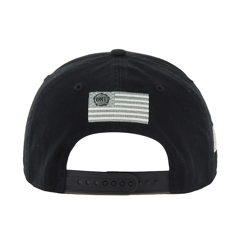 Casquette ajustable Hitch pour homme '47 Black St. Louis Blues OHT Military Appreciation Homeland Honor and Defend