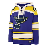Men's '47  Blue St. Louis Blues Superior Lacer Hoodie