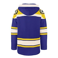 Men's '47  Blue St. Louis Blues Superior Lacer Hoodie