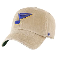 Casquette réglable '47 Kaki St. Louis Blues Earldor Clean Up pour hommes