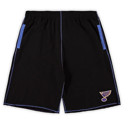 Short en molleton noir Big & Tall St. Louis Blues pour homme