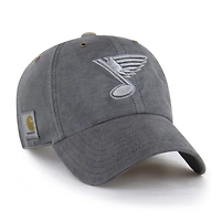 Casquette ajustable Carhartt x '47 St. Louis Blues Clean Up couleur anthracite pour homme