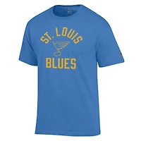 T-shirt Champion Blue St. Louis Blues pour homme, logo principal