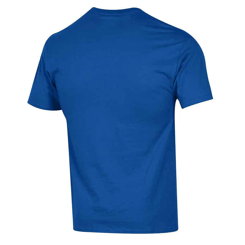 Men's Champion Royal St. Louis Blues Primary Logo T-Shirt