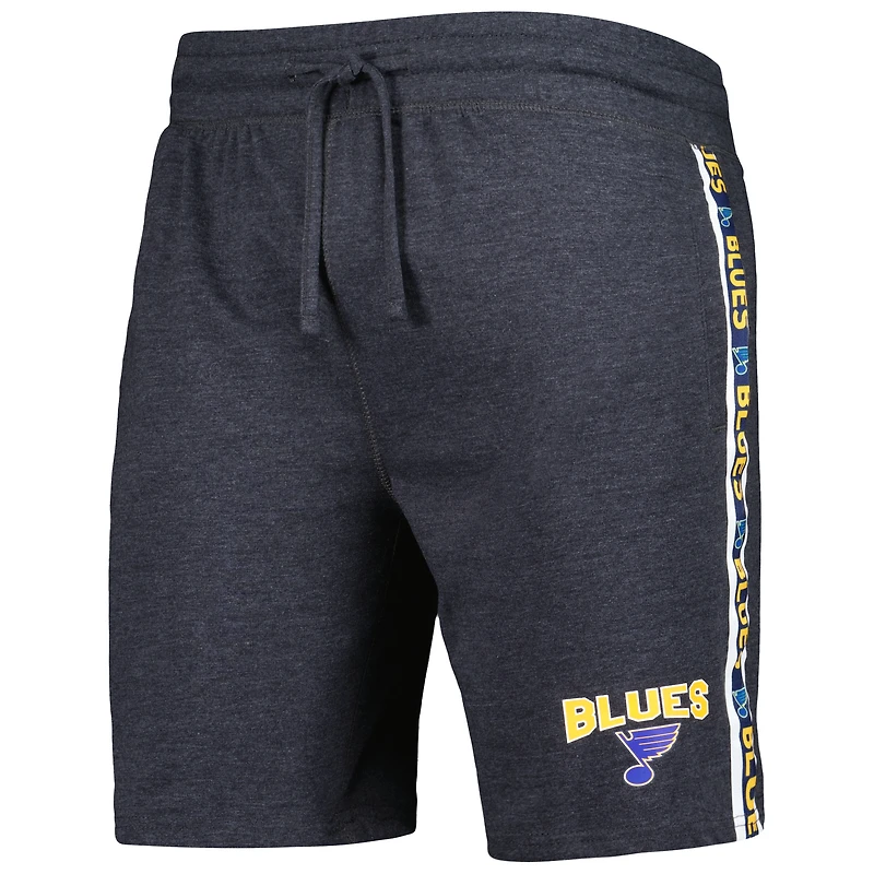 Men's Concepts Sport  Charcoal St. Louis Blues Team Stripe Shorts
