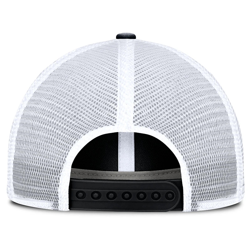 Casquette ajustable Averie Trucker noire/blanche pour hommes de la marque Fanatics des Blues de St. Louis