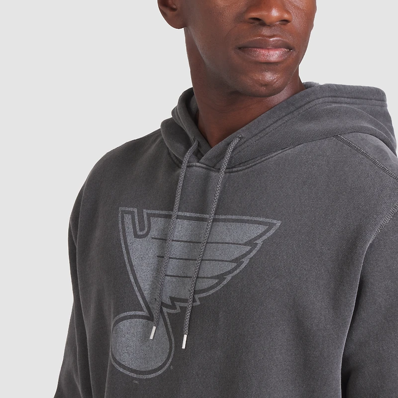 Sweat à capuche noir pour homme Fanatics St. Louis Blues fabriqué au Canada