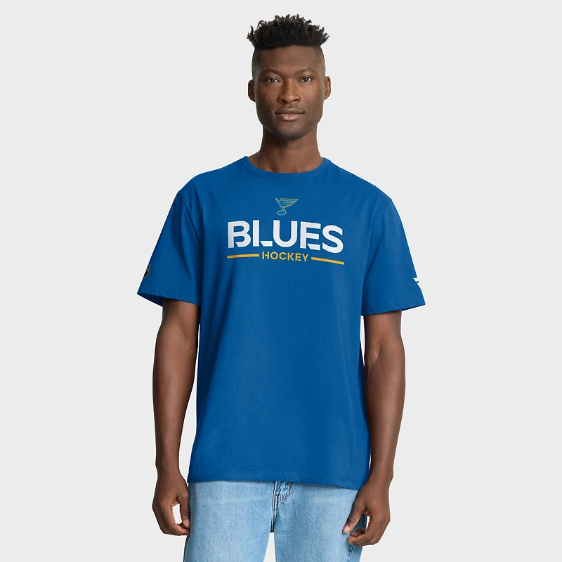 Men's Fanatics Blue St. Louis Blues Authentic Pro Primary T-Shirt