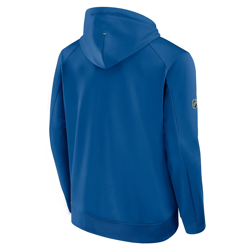 Men's Fanatics Blue St. Louis Blues Authentic Pro Rink Hoodie