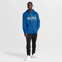 Men's Fanatics Blue St. Louis Blues Authentic Pro Rink Hoodie