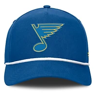 Casquette ajustable en forme de A authentique Pro Rink Roper des Blues de Saint-Louis pour homme Fanatics Blue
