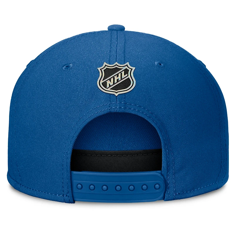 Casquette snapback authentique Pro Rink Team Code des Blues de St. Louis pour homme Fanatics Blue