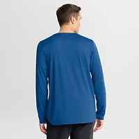 T-shirt à manches longues Fanatics Blue Authentic Pro Rink Tech des Blues de Saint-Louis pour homme