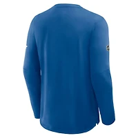 T-shirt à manches longues Fanatics Blue Authentic Pro Rink Tech des Blues de Saint-Louis pour homme