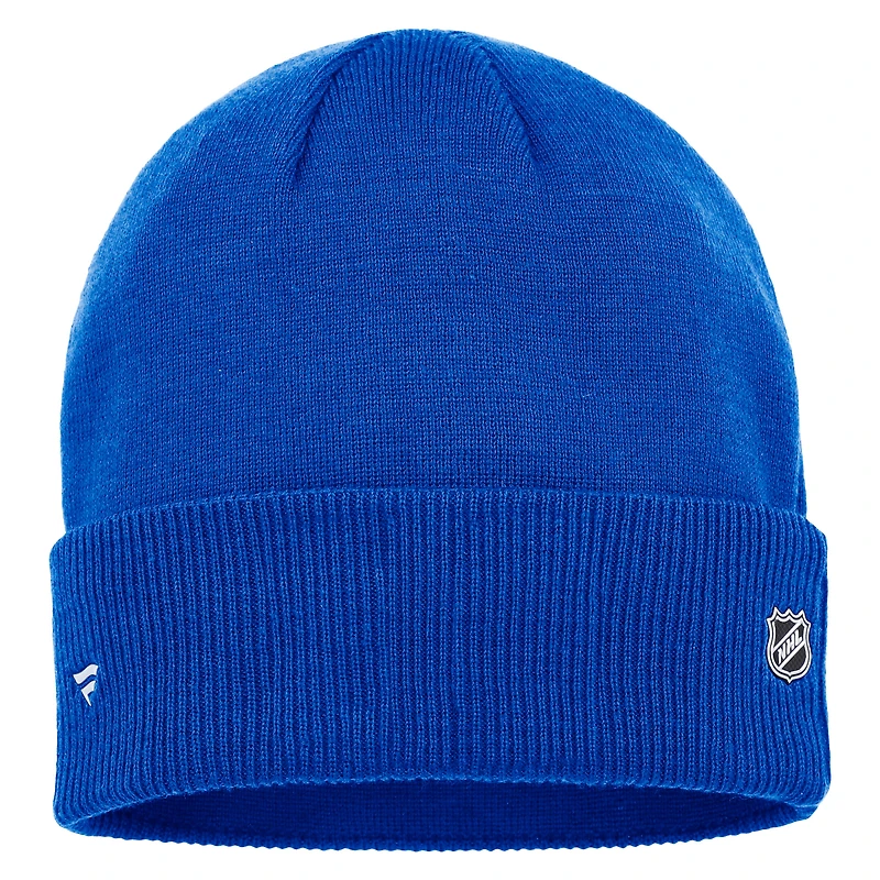 Men's Fanatics Blue St. Louis Blues Authentic Pro Road Cuffed Knit Hat
