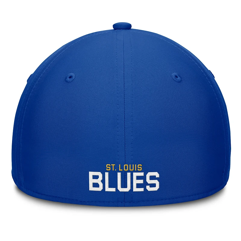 Casquette Fanatics bleue pour homme des Blues de Saint-Louis Core Elevated Speed Flex