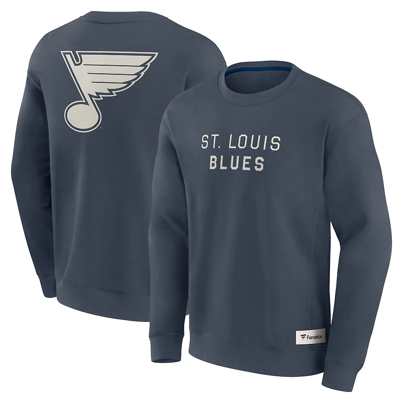 Sweat-shirt à capuche pour homme Fanatics Blue St. Louis Blues Elements Future Ground Lettering