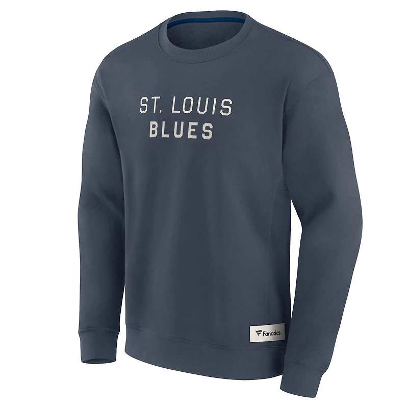 Sweat-shirt à capuche pour homme Fanatics Blue St. Louis Blues Elements Future Ground Lettering