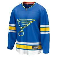Maillot bleu Fanatics pour homme des Blues de Saint-Louis à domicile Breakaway