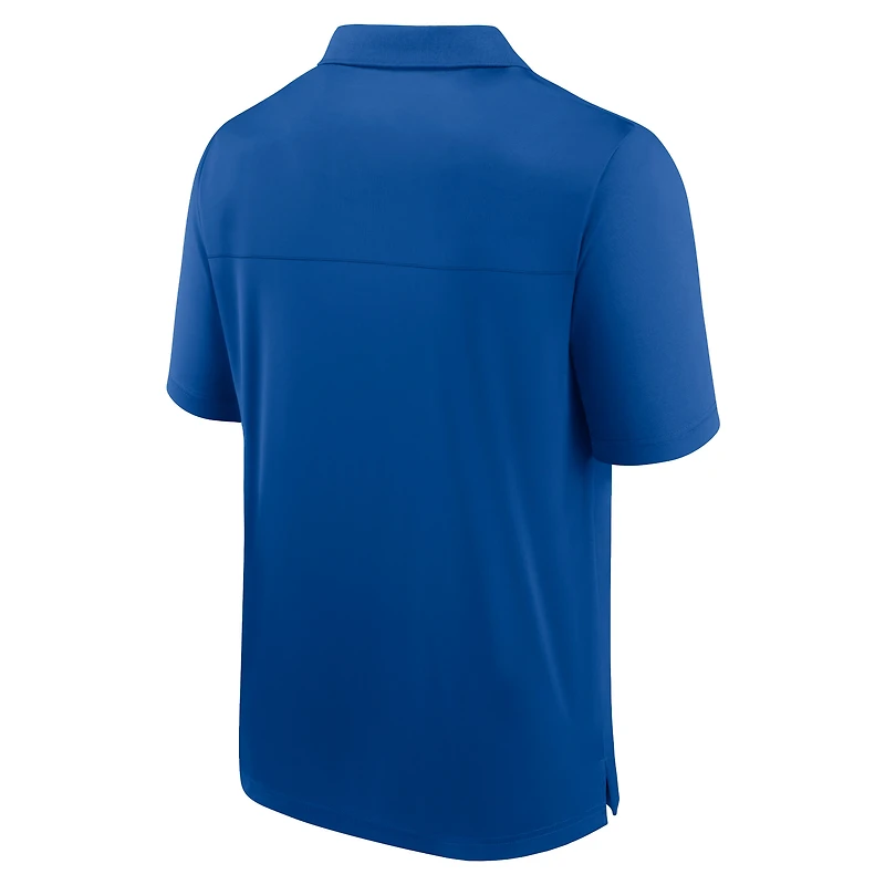 Men's Fanatics  Blue St. Louis Blues Left Side Block Polo