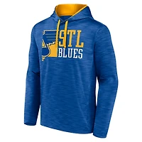 Men's Fanatics Blue St. Louis Blues Never Quit Pullover Hoodie