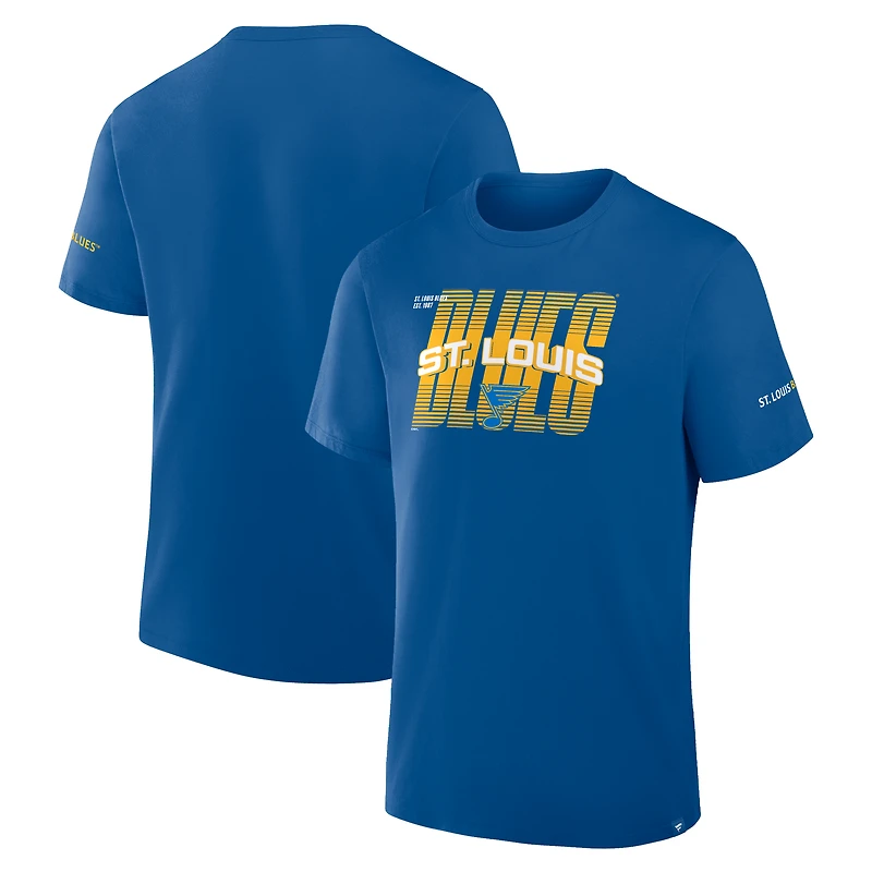 T-shirt Fanatics bleu pour homme des Blues de Saint-Louis Team Vision Legacy