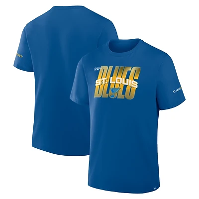 T-shirt Fanatics bleu pour homme des Blues de Saint-Louis Team Vision Legacy