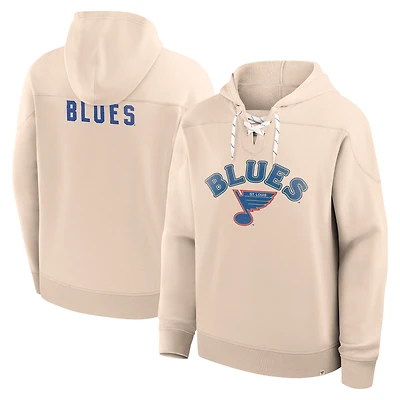 Men's Fanatics Cream St. Louis Blues Vintage Hoodie