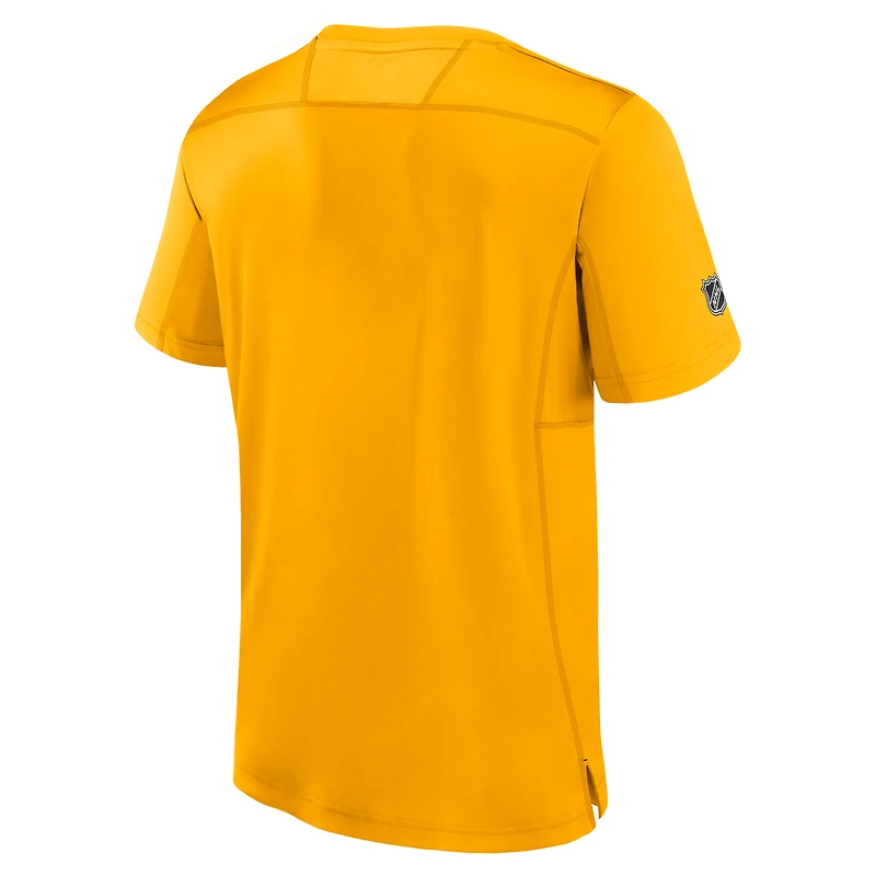 T-shirt Fanatics Gold Authentic Pro Tech pour homme des Blues de Saint-Louis